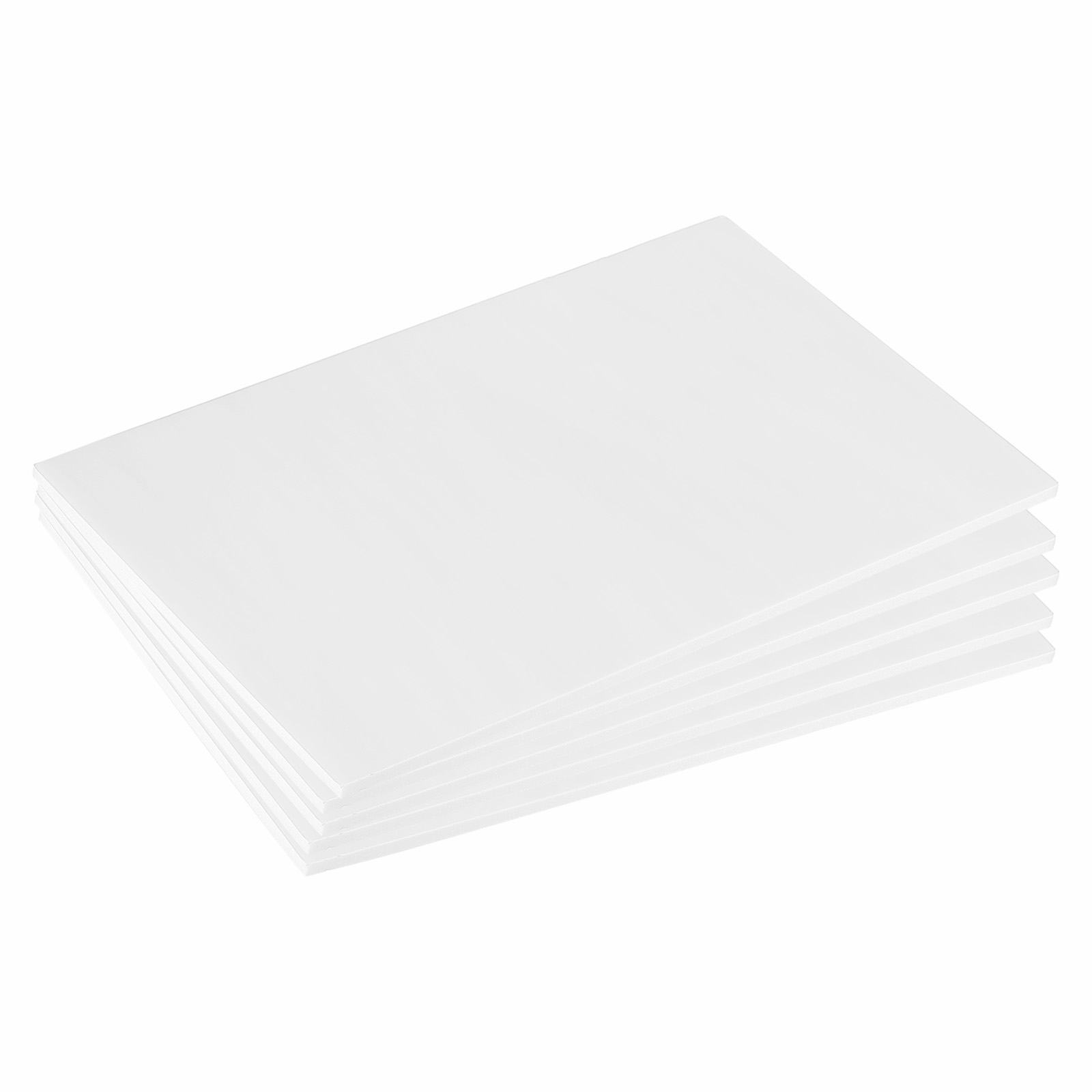 Uxcell 12x16 inch 300x400mm Foam Sheet for Crafts Foam Boards Foam Paper Sheets for Art, White 5 Pack, Size: 12 x 16